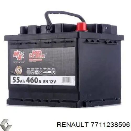 7711238596 Renault (RVI) Bateria recarregável (PILHA)