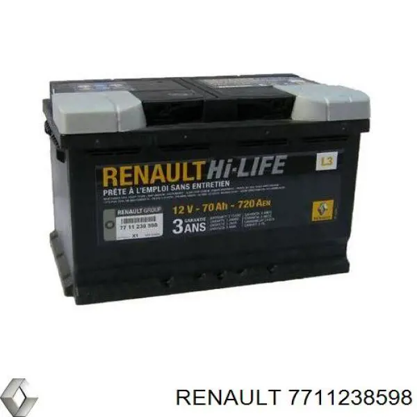 Bateria recarregável (PILHA) Renault (RVI) 7711238598 preço, a partir de 133,15 USD
