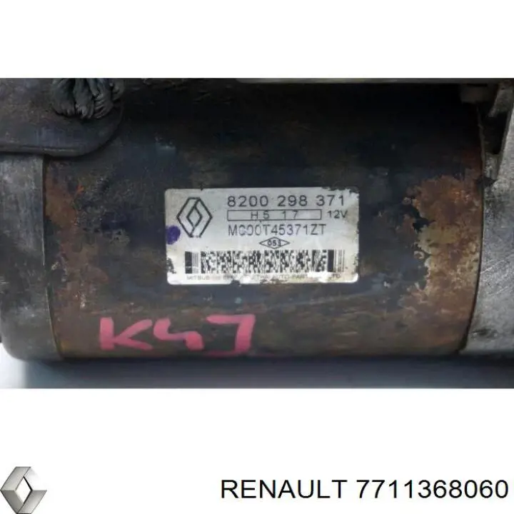 Compre 7711368060 Renault (RVI) Motor de arranco