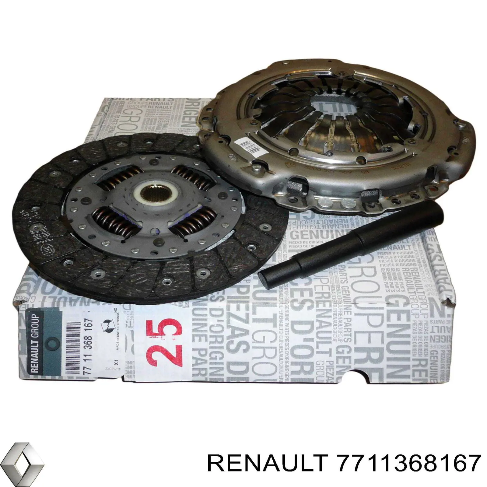 Kit de embraiagem (3 peças) Renault (RVI) 7711368167 preço, a partir de 110,39 USD