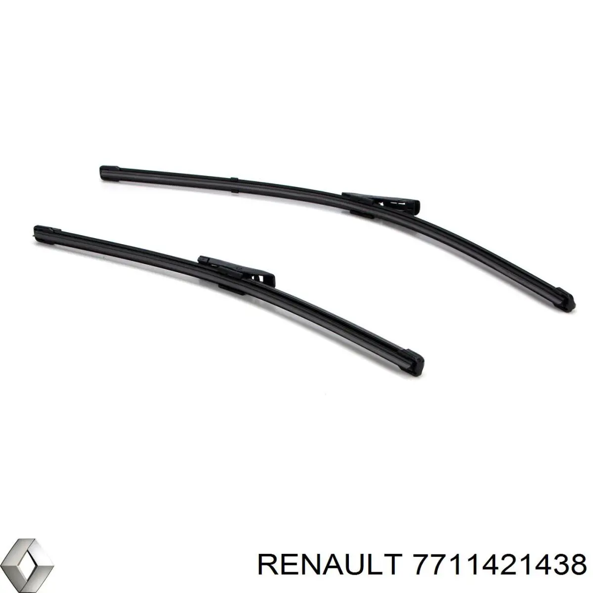 Compre 7711421438 Renault (RVI) Limpa-pára-brisas do pára-brisas, kit de 2 un.