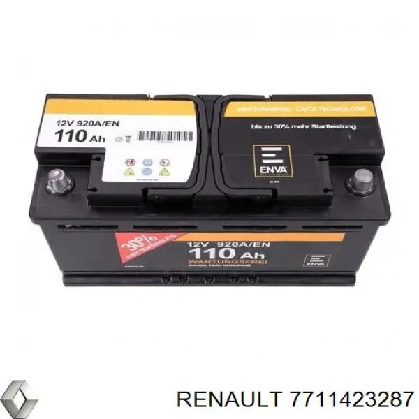 7711423287 Renault (RVI) Bateria recarregável (PILHA)