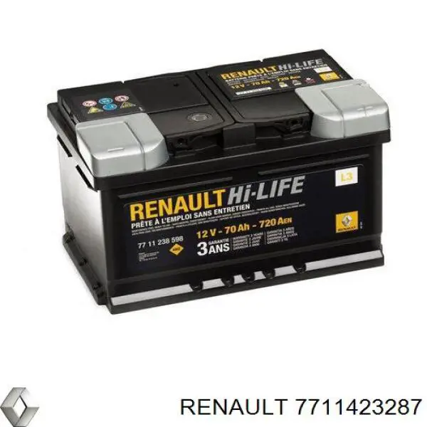 Compre 7711423287 Renault (RVI) Bateria recarregável (PILHA)