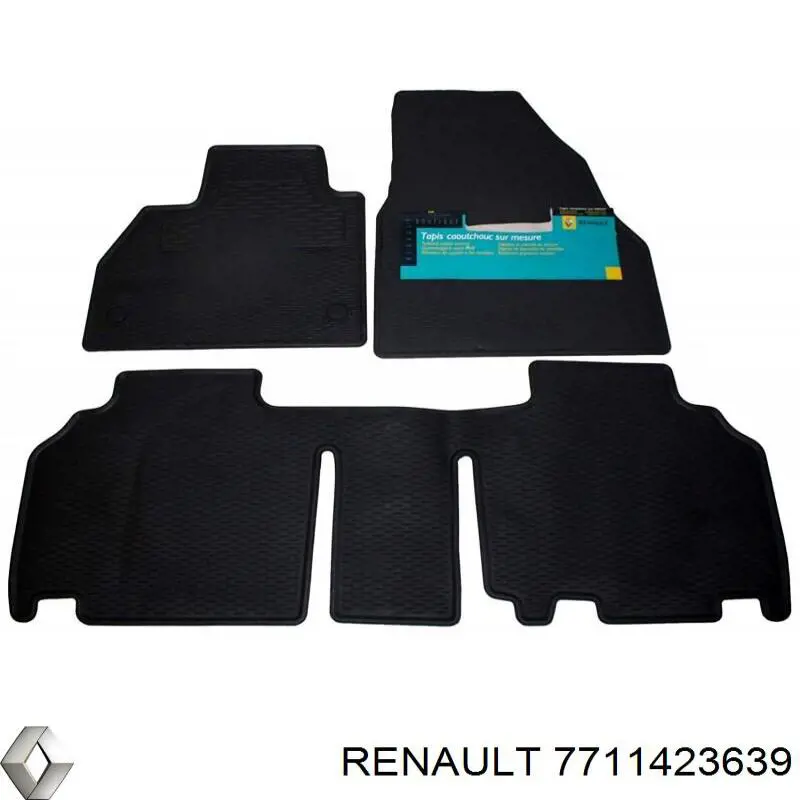 Tapete dianteiro, kit de 2 un. Renault (RVI) 7711423639 preço, a partir de 62,66 USD