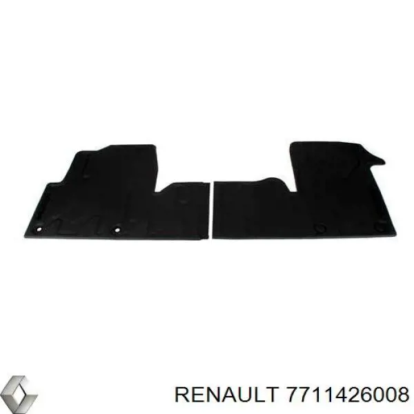 Tapete dianteiro, kit de 2 un. Renault (RVI) 7711426008 preço, a partir de 109,63 USD