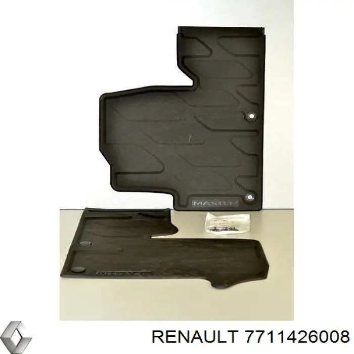 Tapete dianteiro, kit de 2 un. Renault (RVI) 7711426008 preço, a partir de 78,77 USD