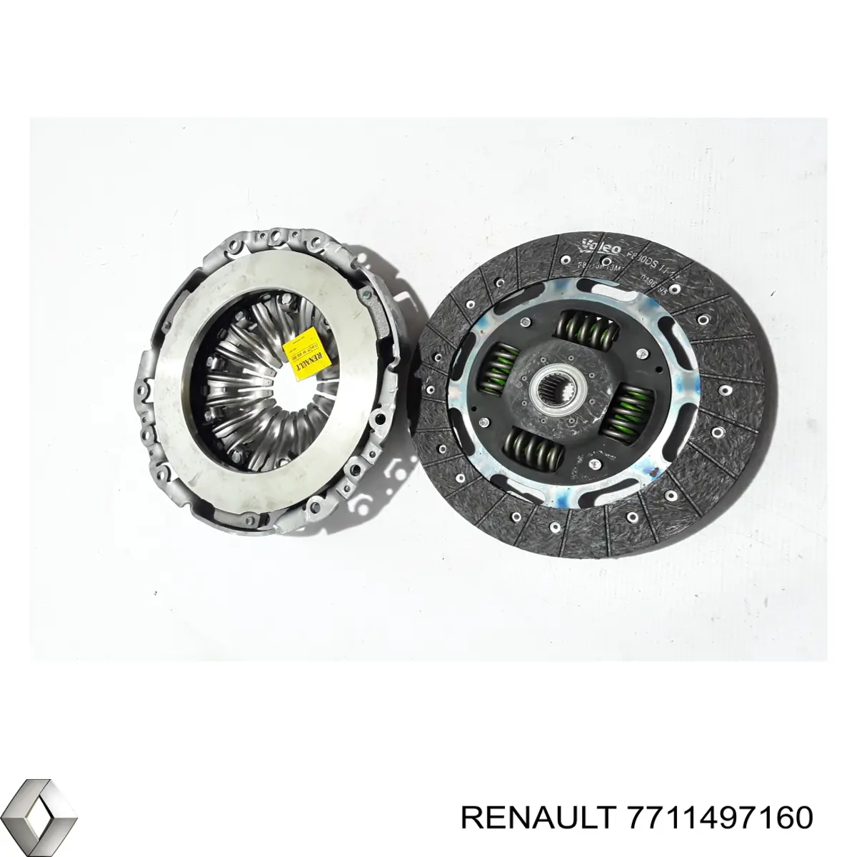 Compre 7711497160 Renault (RVI) Kit de embraiagem (3 peças)