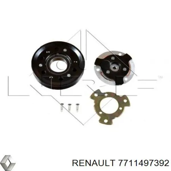 7711497392 Renault (RVI) Compressor de aparelho de ar condicionado