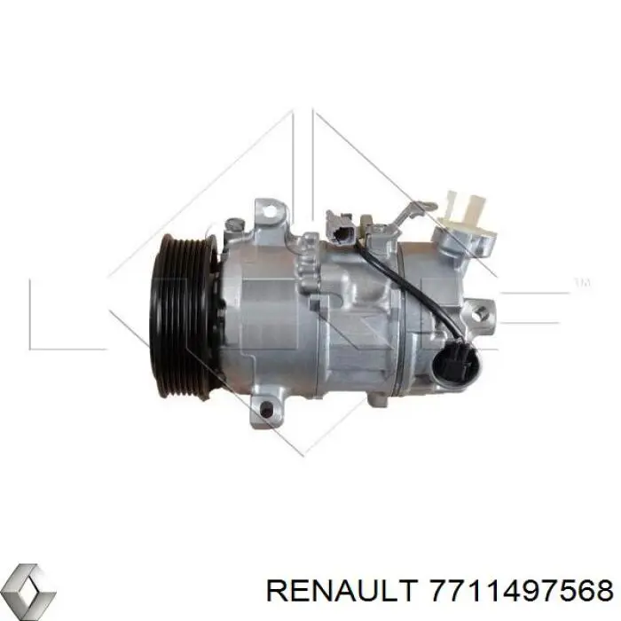 Compre 7711497568 Renault (RVI) Compressor de aparelho de ar condicionado