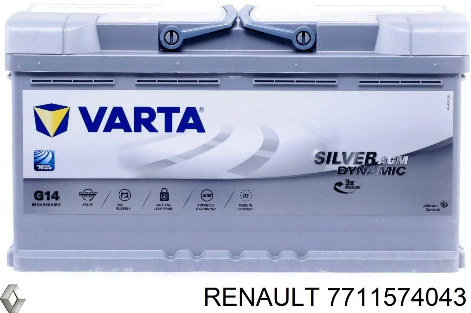 Bateria recarregável (PILHA) Renault (RVI) 7711574043 preço, a partir de 923,61 USD