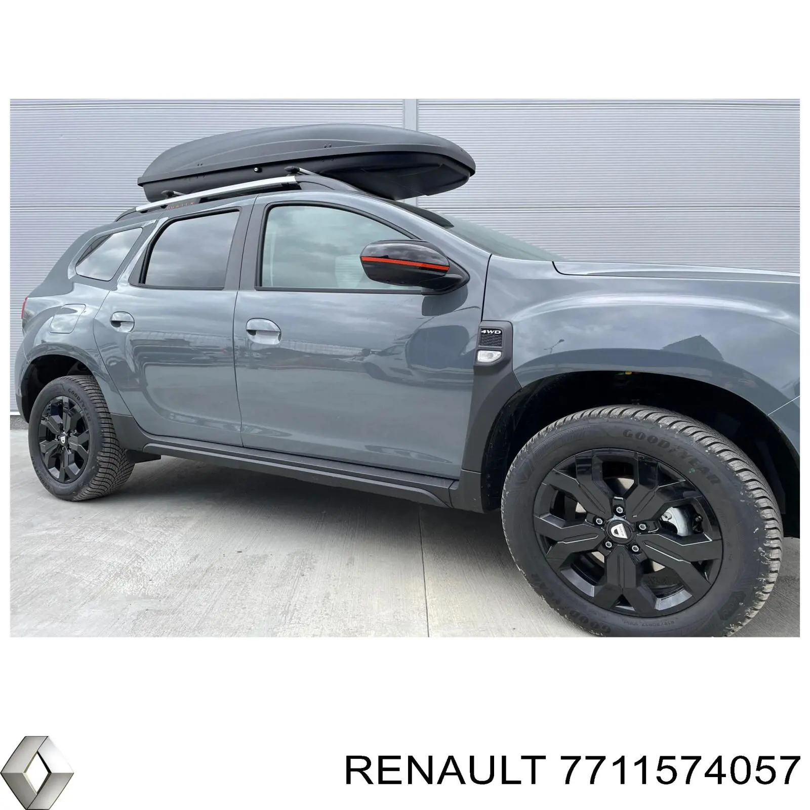 7711574057 Renault (RVI) Porta-malas do teto
