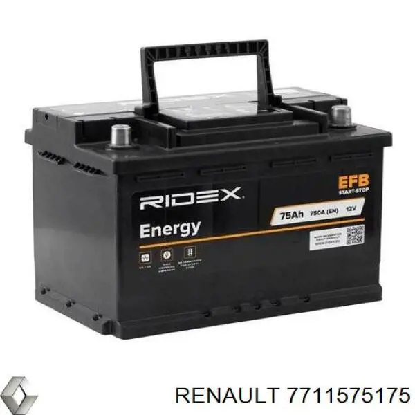 Bateria recarregável (PILHA) Renault (RVI) 7711575175 preço, a partir de 180,91 USD
