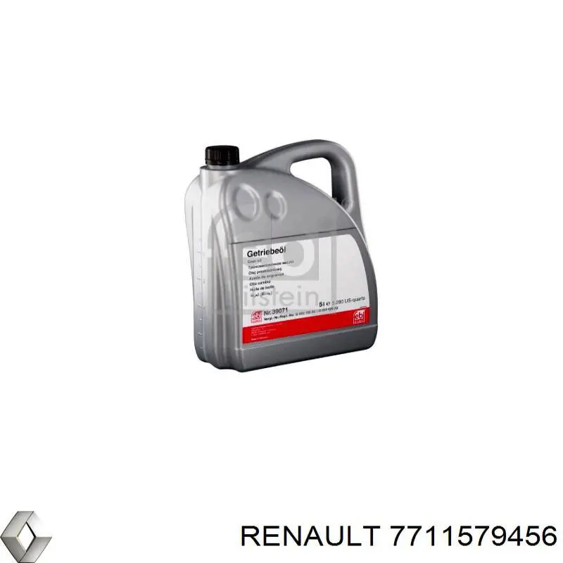 7711579456 Renault (RVI) Kit de serviço para a substituição de óleo na Caixa Automática de Mudança