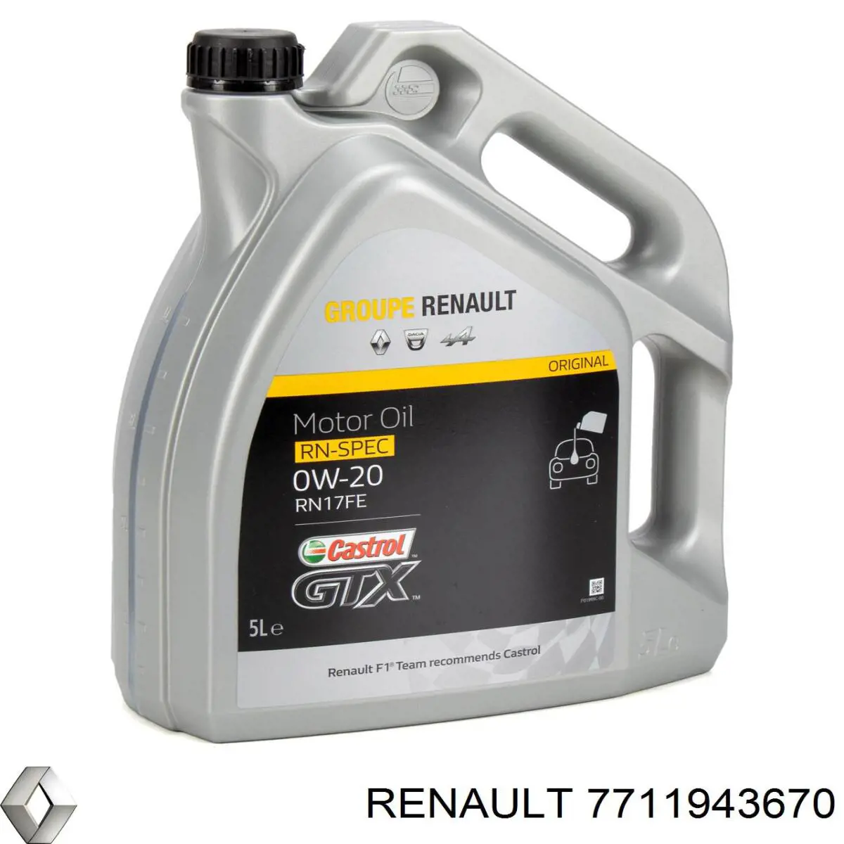 7711943670 Renault (RVI) Óleo para motor