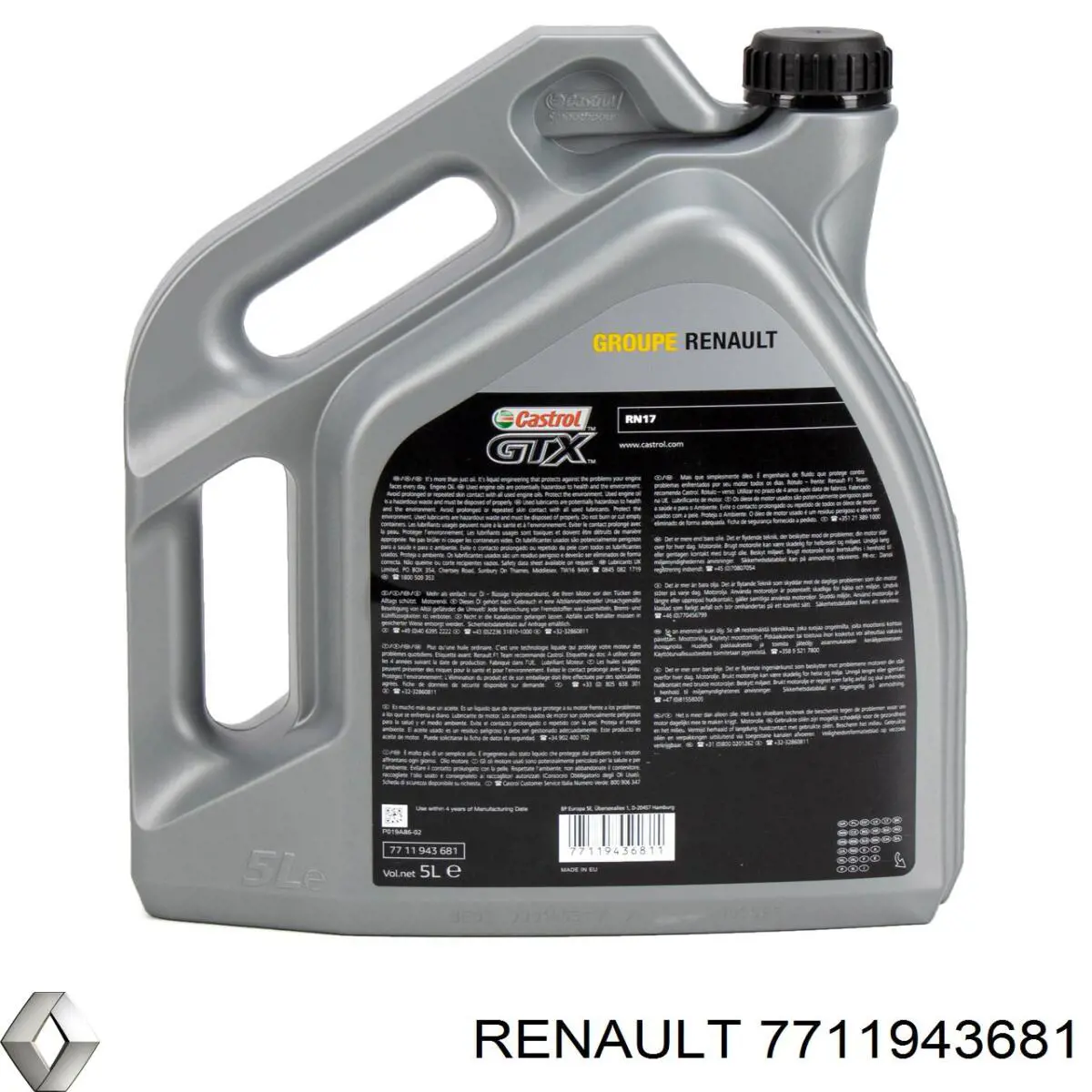  Renault (RVI) 7711943681 preço, a partir de 111,97 USD