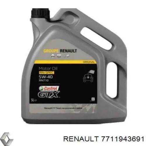 Óleo para motor 7711943691 Renault (RVI)