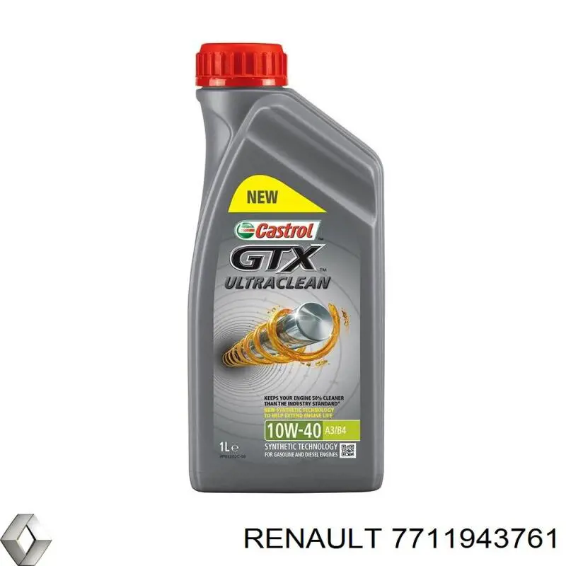 Óleo para motor Renault (RVI) 7711943761 preço, a partir de 47,18 USD