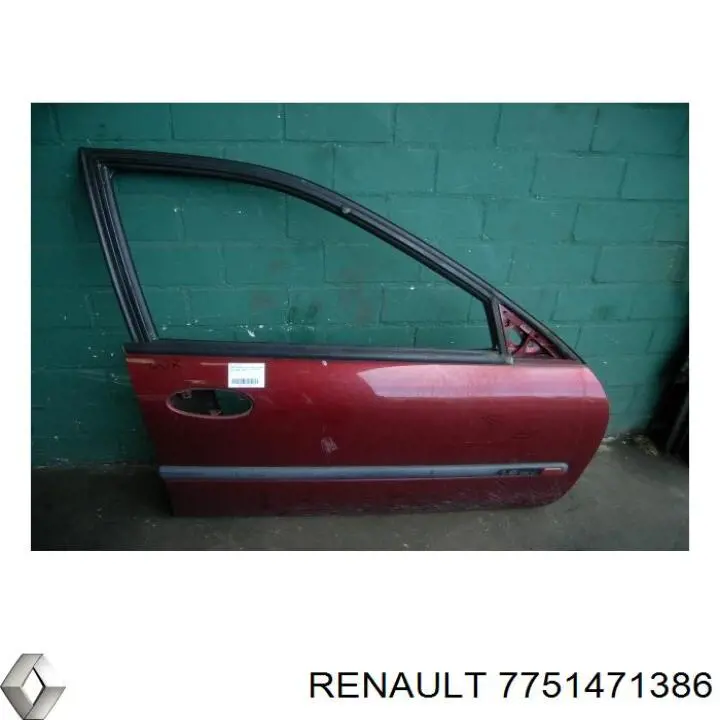 Compre 7751471386 Renault (RVI) Porta dianteira direita