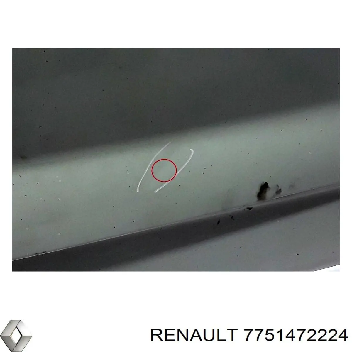 Compre 7751472224 Renault (RVI) Porta batente traseira direita de furgão