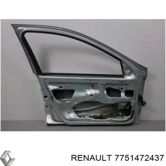 Porta dianteira esquerda para Renault Laguna II KG0, KG1
