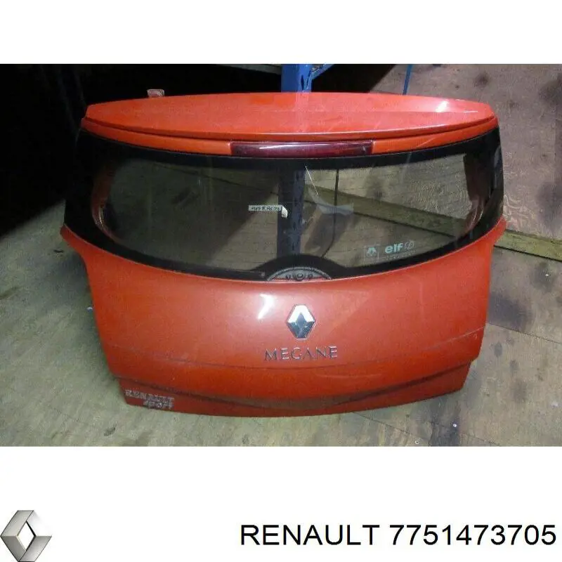 7751473705 Renault (RVI) Porta traseira (3ª/5ª porta-malas (tampa de alcapão)