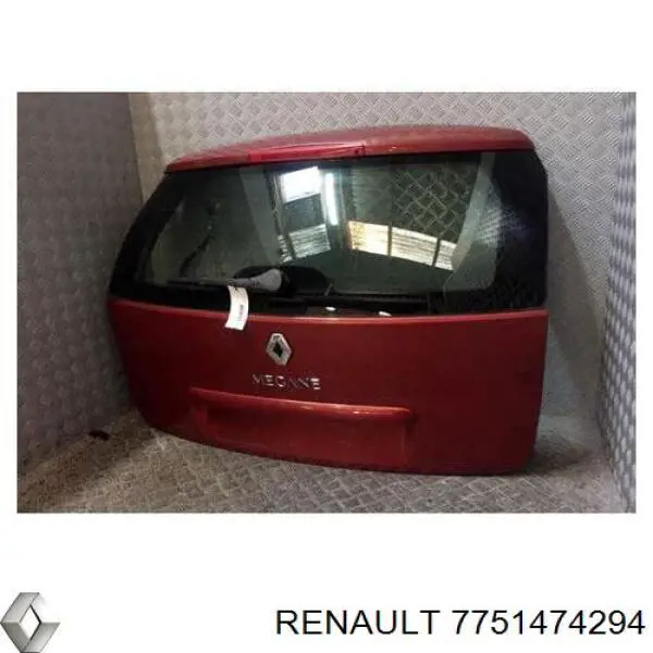 7751474294 Renault (RVI) Porta traseira (3ª/5ª porta-malas (tampa de alcapão)