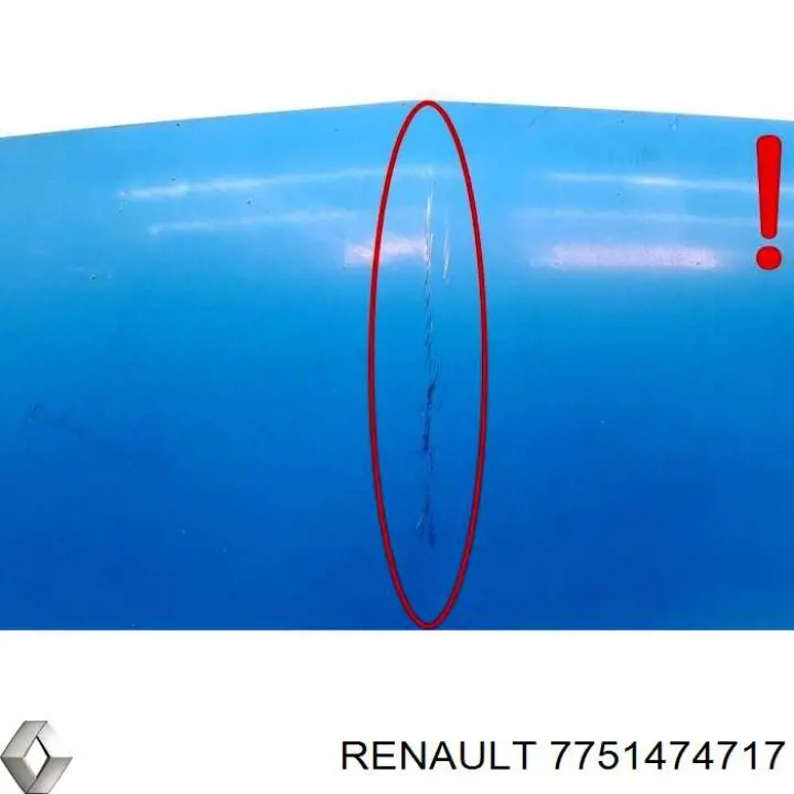 Capota Renault (RVI) 7751474717 preço, a partir de 229,45 USD