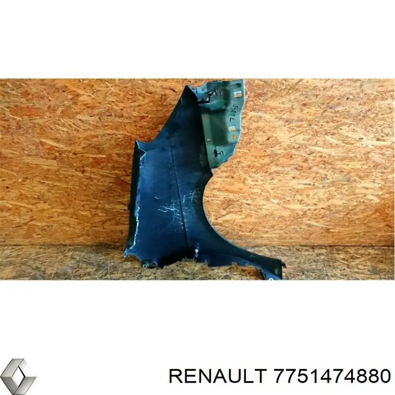 7751474880 Renault (RVI) Pára-lama dianteiro esquerdo