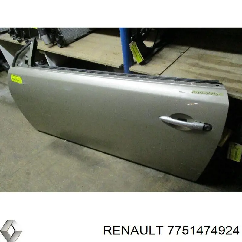 Porta dianteira esquerda para Renault Megane II EM0, EM1