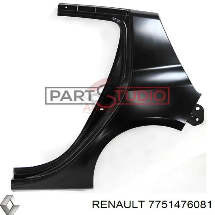 Pára-lama traseiro esquerdo Renault (RVI) 7751476081 preço, a partir de 213,76 USD