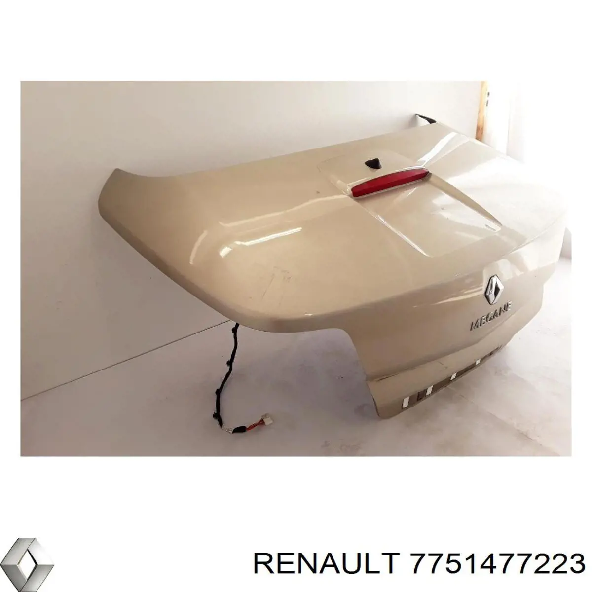 7751477223 Renault (RVI) Porta traseira (3ª/5ª porta-malas (tampa de alcapão)