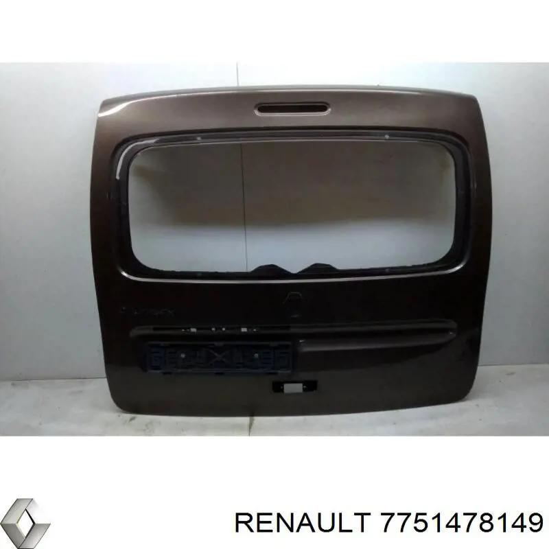 7751478149 Renault (RVI) Porta traseira (3ª/5ª porta-malas (tampa de alcapão)