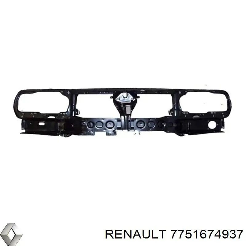 Suporte do radiador montado (painel de montagem de fixação das luzes) Renault (RVI) 7751674937 preço, a partir de 278,04 USD