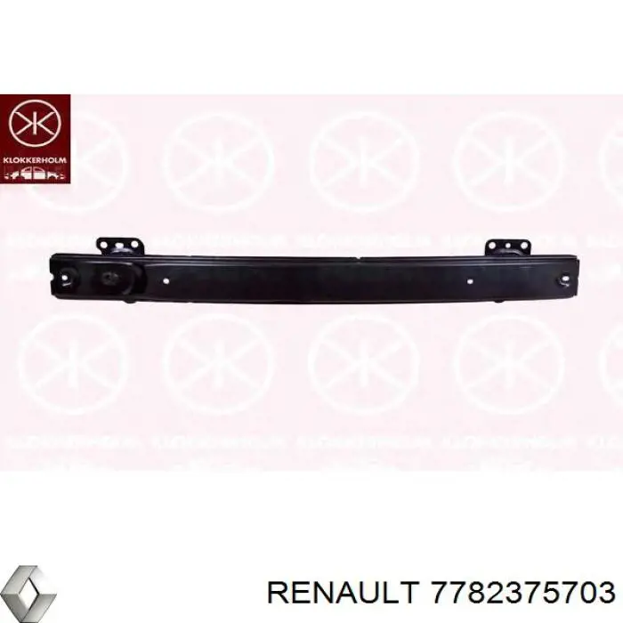 Reforçador do pára-choque dianteiro Renault (RVI) 7782375703 preço, a partir de 86,53 USD