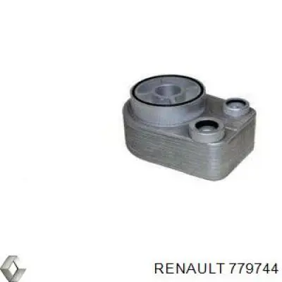 779744 Renault (RVI) Radiador de óleo (frigorífico), debaixo de filtro