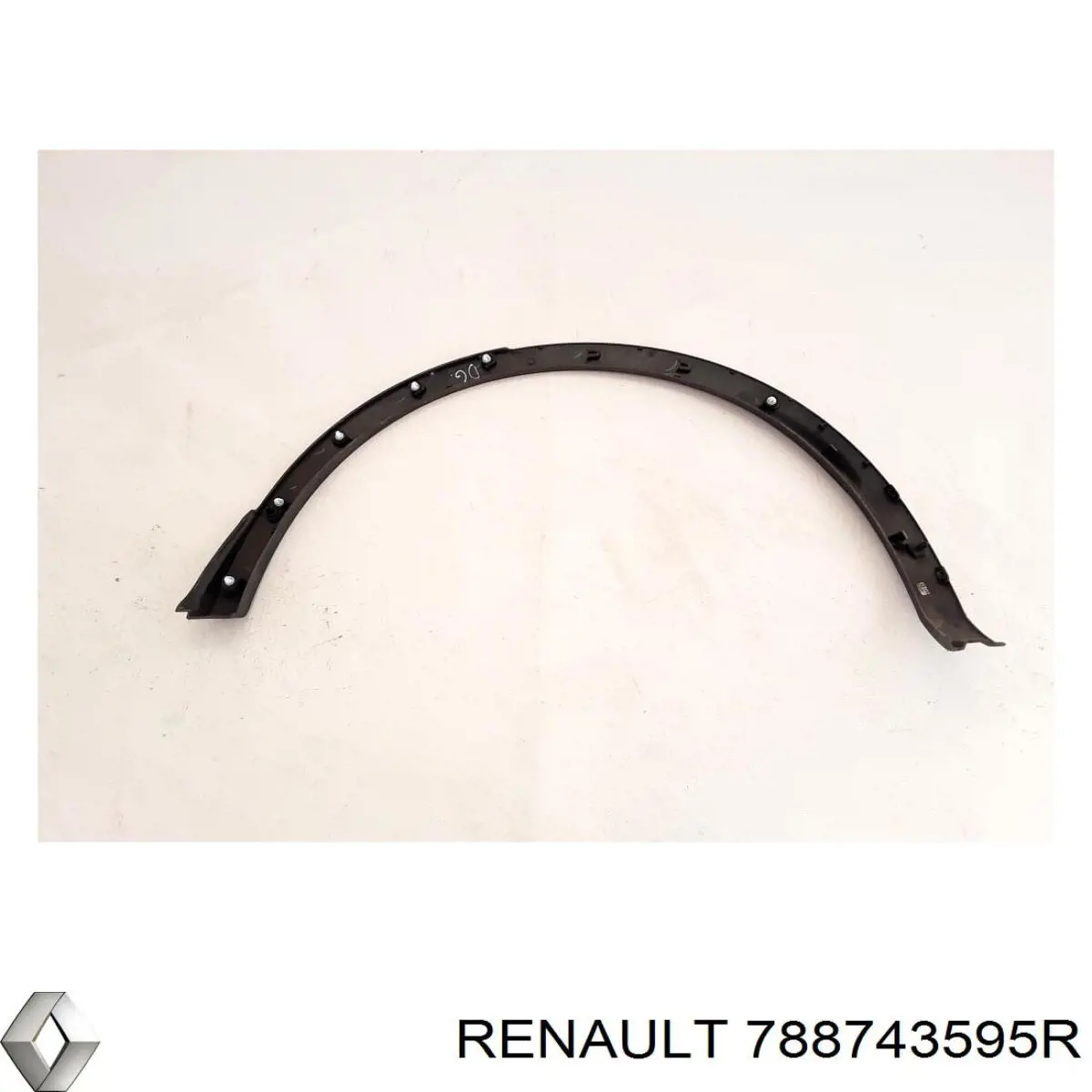 Expansor direito (placa sobreposta) de arco do pára-lama traseiro Renault (RVI) 788743595R preço, a partir de 61,25 USD