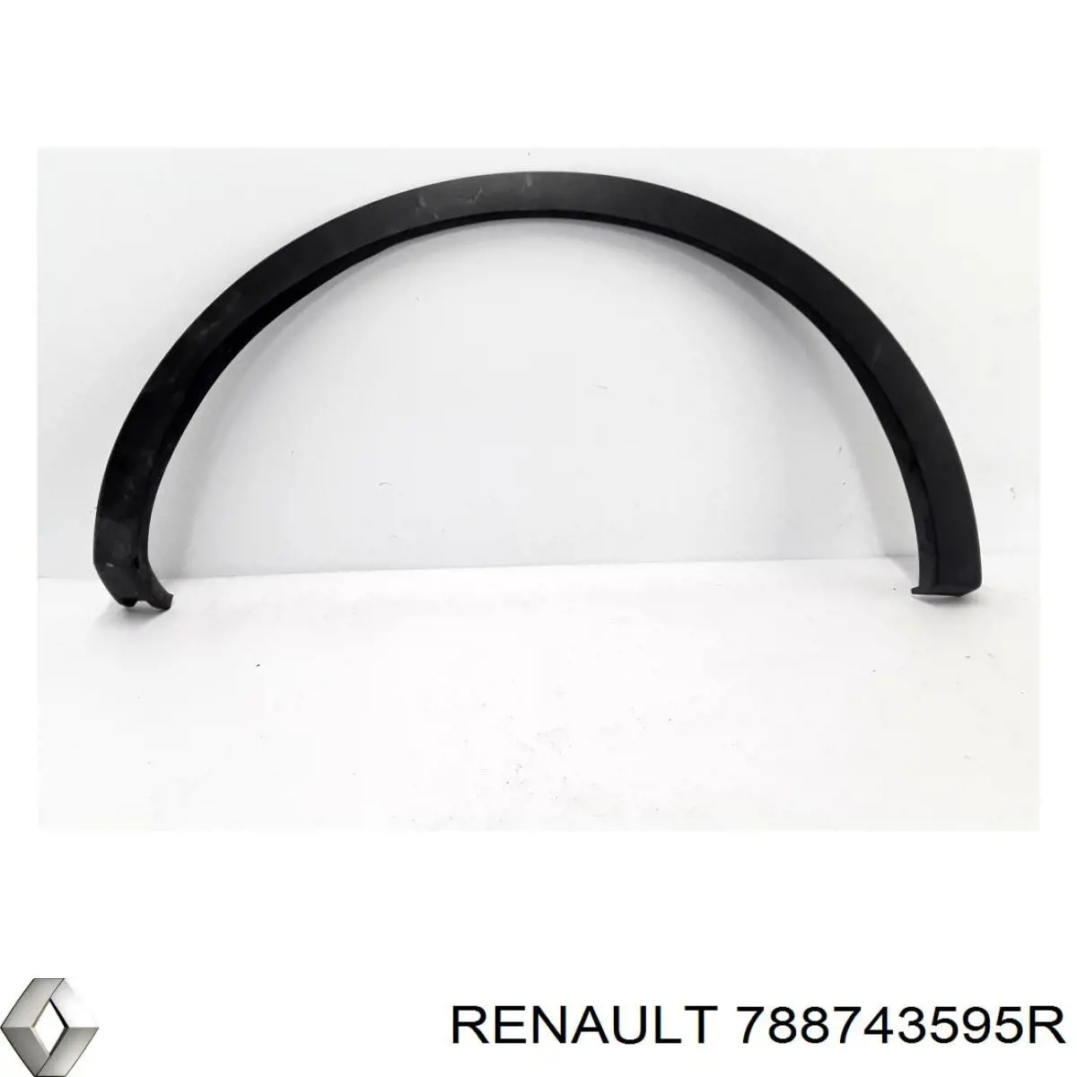 Expansor direito (placa sobreposta) de arco do pára-lama traseiro Renault (RVI) 788743595R
