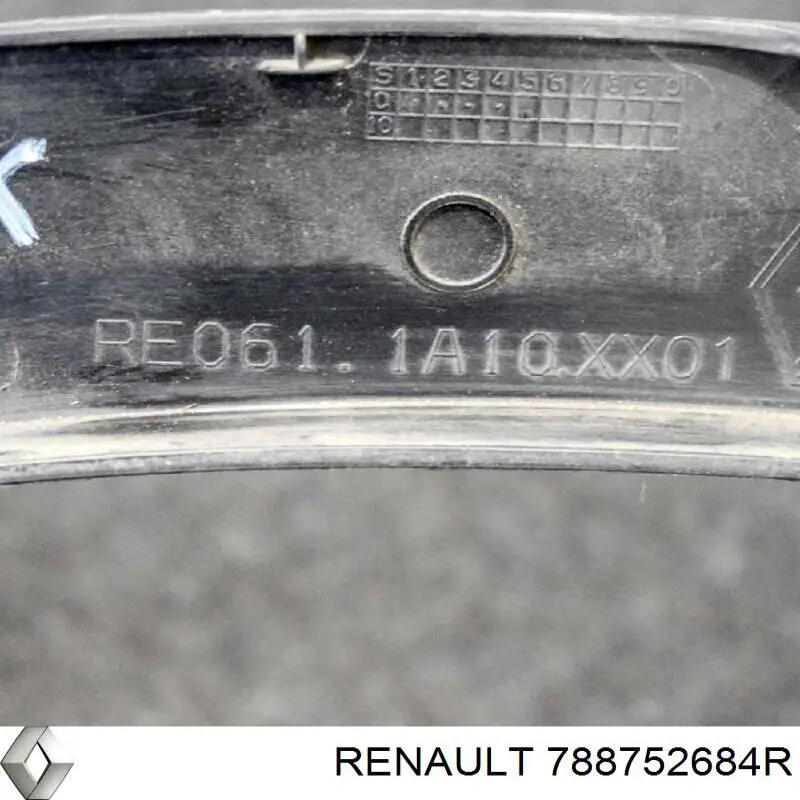Compre 788752684R Renault (RVI) Expansor esquerdo (placa sobreposta) de arco do pára-lama traseiro