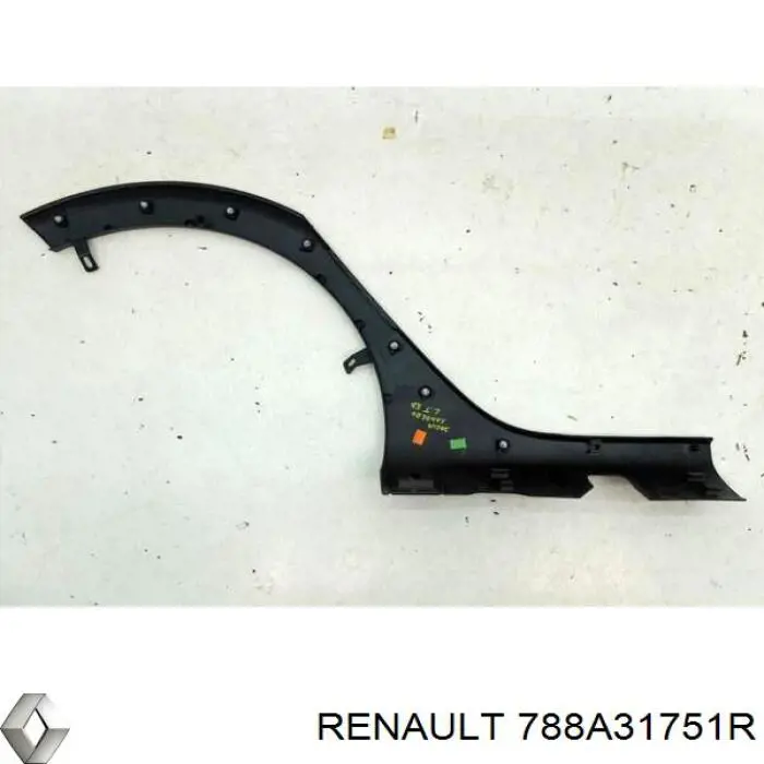 Expansor esquerdo (placa sobreposta) de arco do pára-lama traseiro Renault (RVI) 788A31751R preço, a partir de 69,52 USD