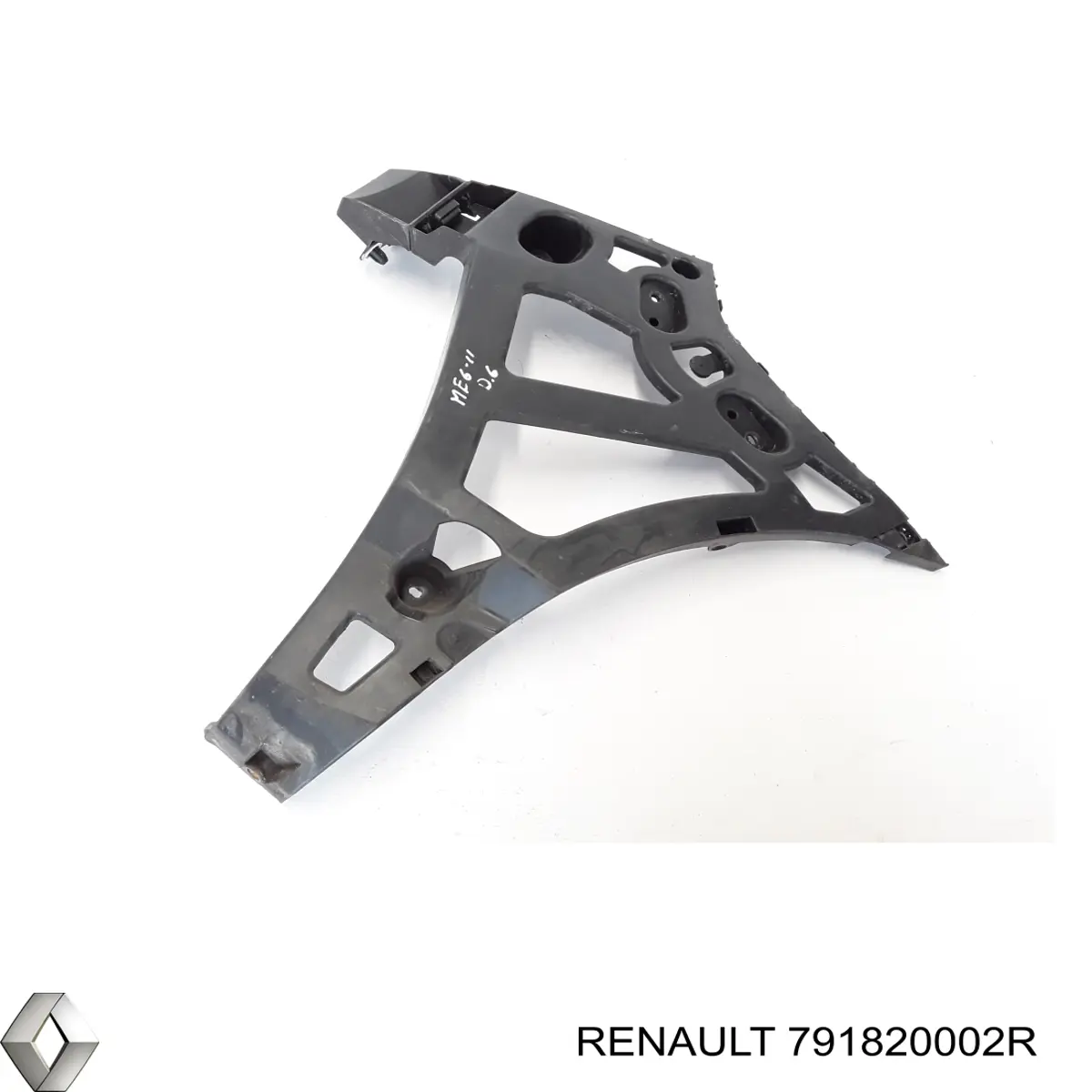 791820002R Renault (RVI) Consola direita do pára-choque traseiro