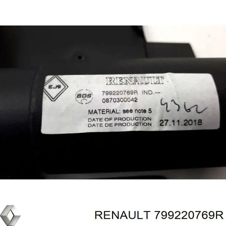  Renault (RVI) 799220769R preço, a partir de 217,54 USD