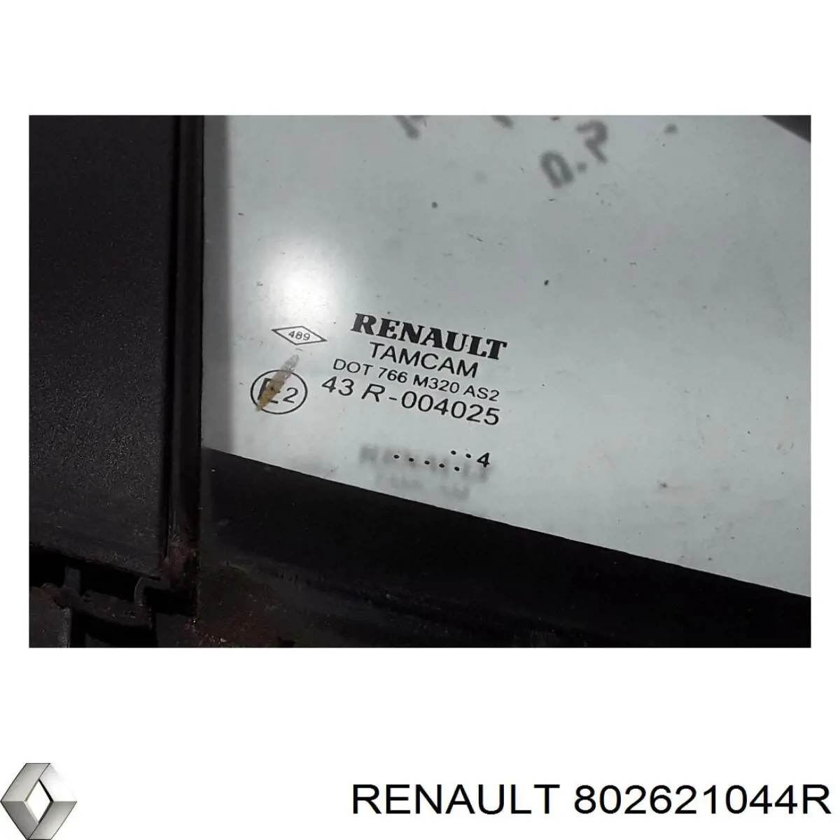 Vidro de janelo da porta dianteira direita Renault (RVI) 802621044R preço, a partir de 158,60 USD
