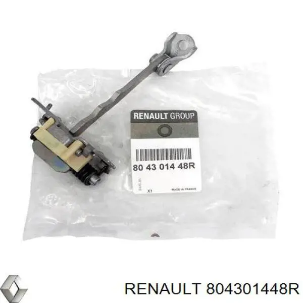 804301448R Renault (RVI) Limitador traseiro de abertura de porta