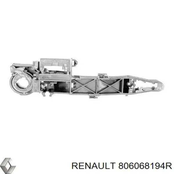 806068194R Renault (RVI) Suporte de maçaneta externa da porta dianteira direita