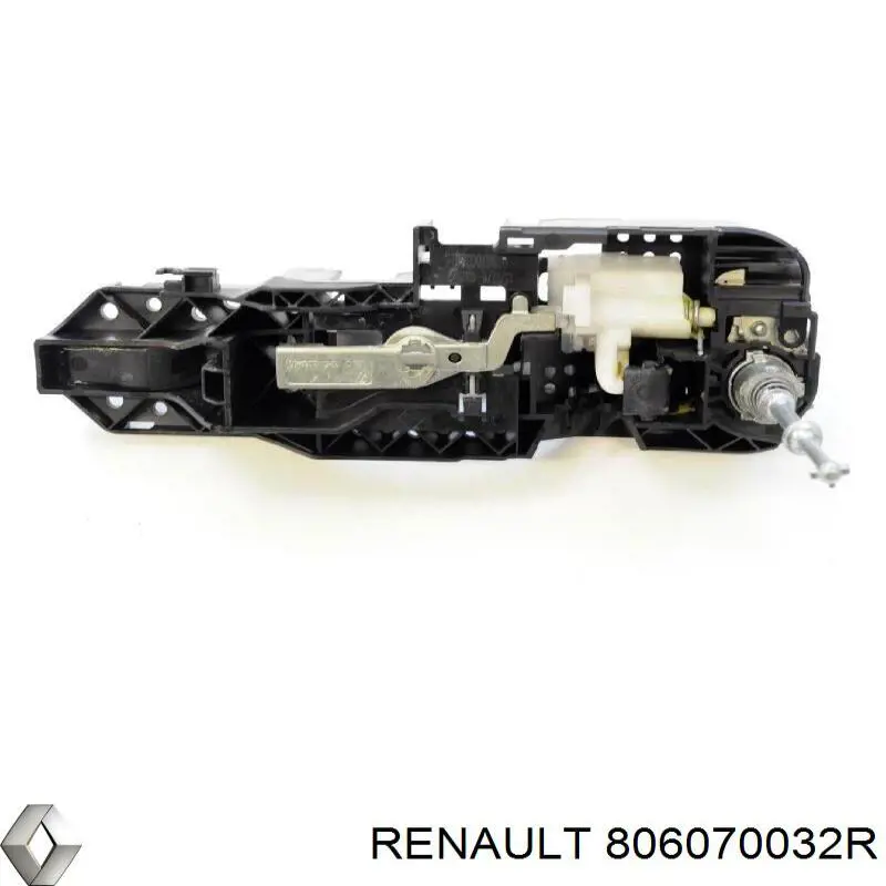 806070032R Renault (RVI) Suporte de maçaneta externa da porta traseira esquerda