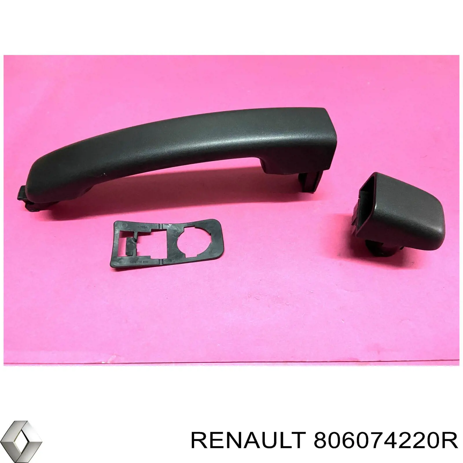 Compre 806074220R Renault (RVI) Maçaneta dianteira esquerda externa da porta