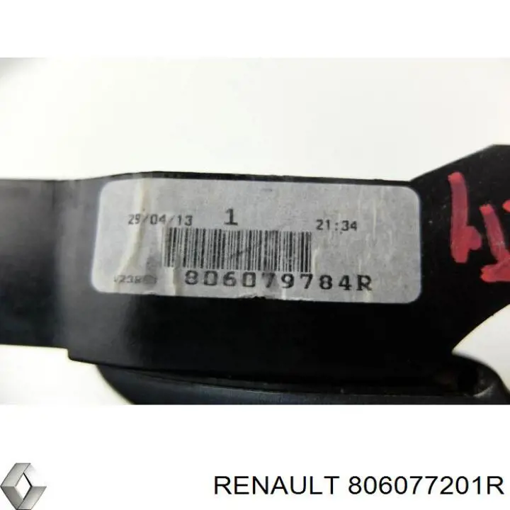 806077201R Renault (RVI) Suporte de maçaneta externa da porta de portas esquerdas