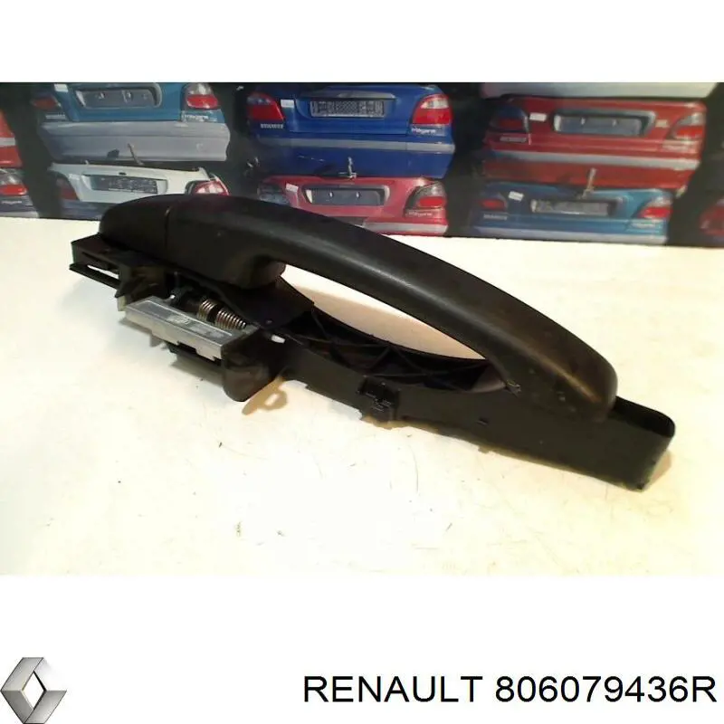 Compre 806079436R Renault (RVI) Maçaneta externa da porta lateral (deslizante)