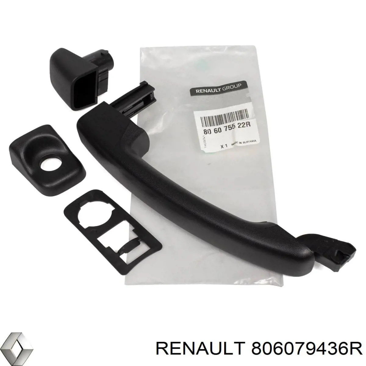 Maçaneta externa da porta lateral (deslizante) Renault (RVI) 806079436R preço, a partir de 70,79 USD