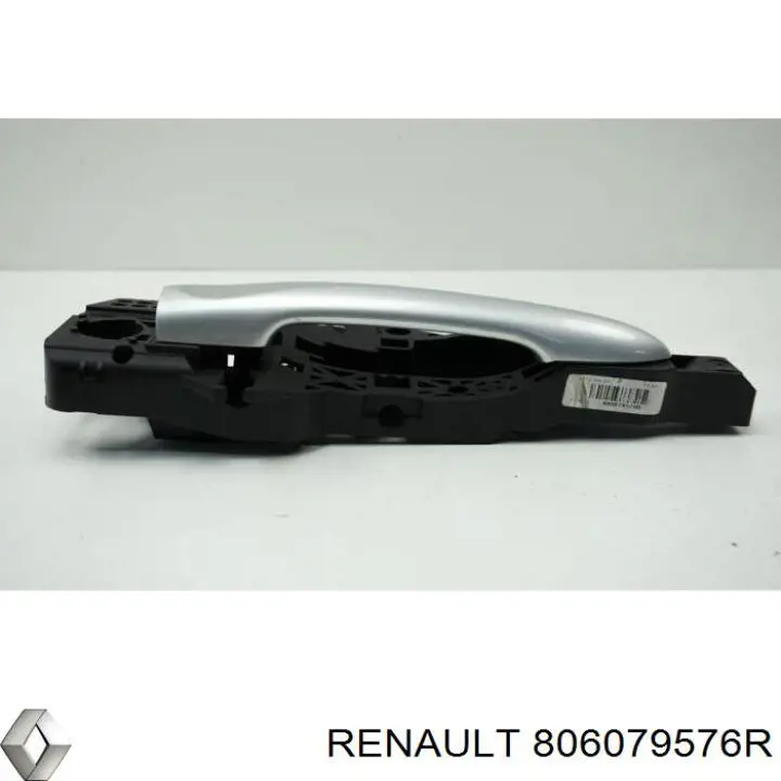 Compre 806079576R Renault (RVI) Suporte de maçaneta externa da porta dianteira esquerda